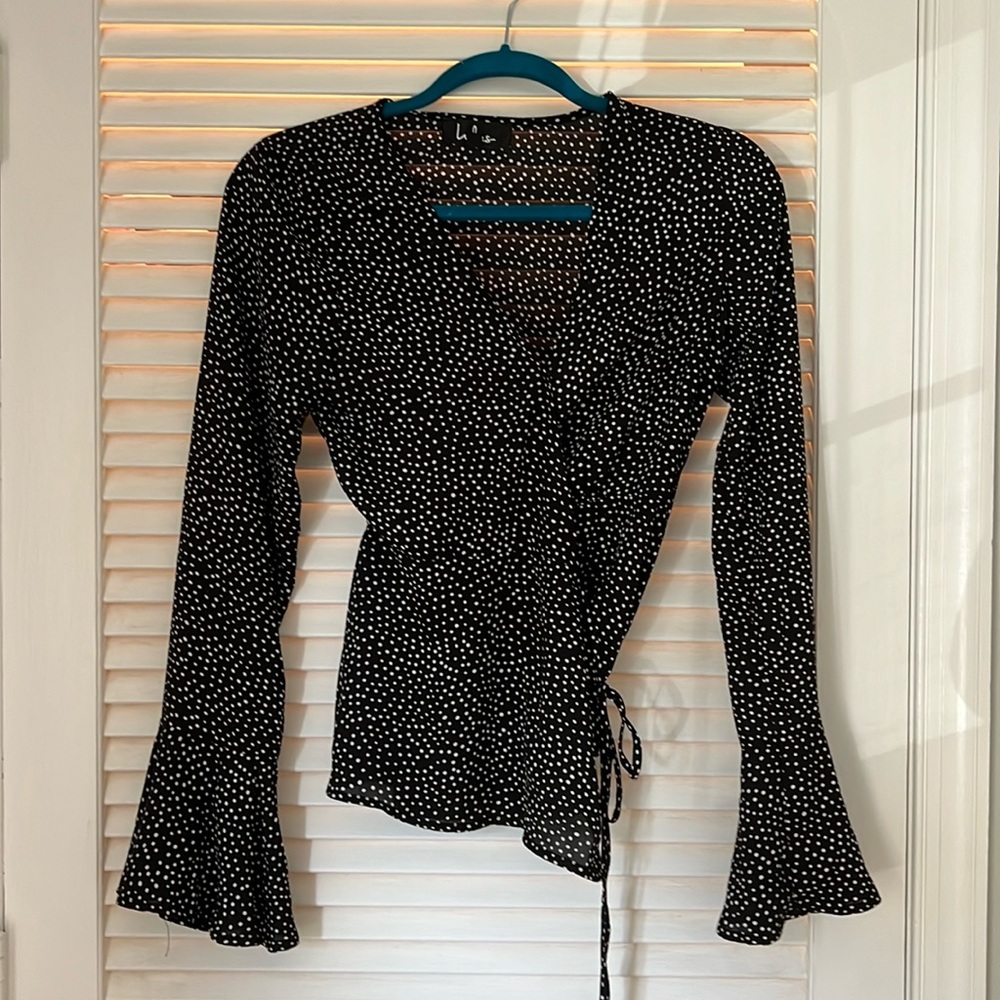 Lulu wrap blouse